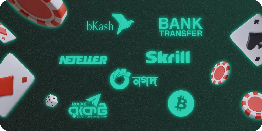 Payments for Bangladeshi casino players